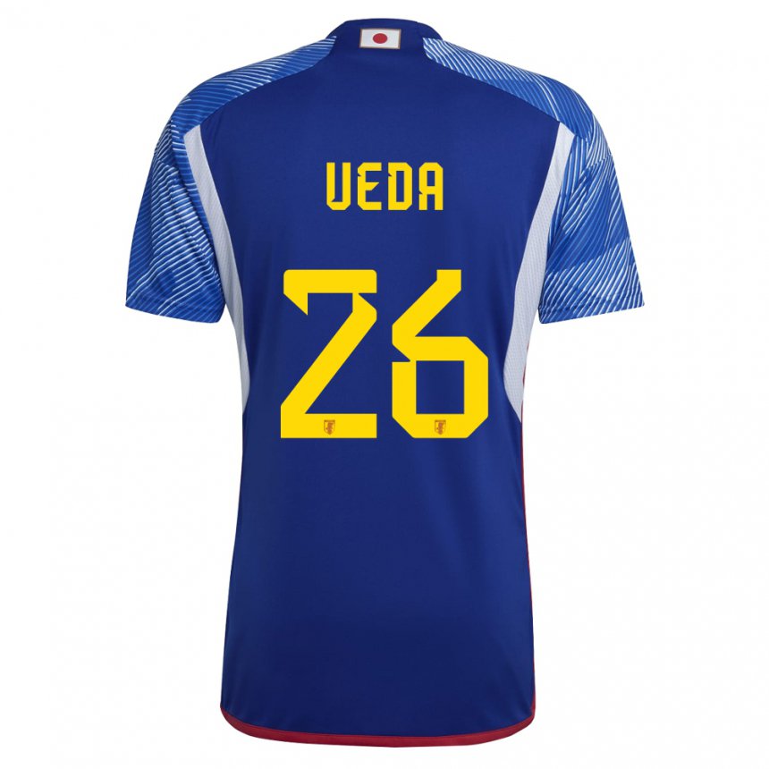 Niño Camiseta Japón Ayase Ueda #26 Azul Real 1ª Equipación 22-24 La Camisa México