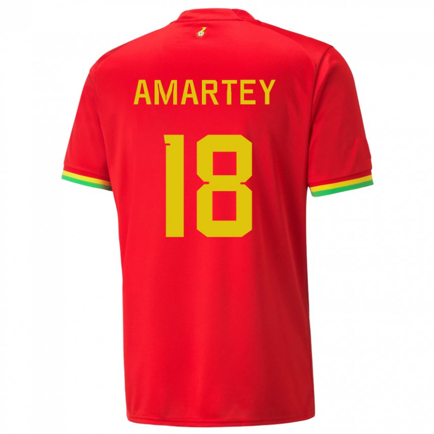 Niño Camiseta Ghana Daniel Amartey #18 Rojo 2ª Equipación 22-24 La Camisa México