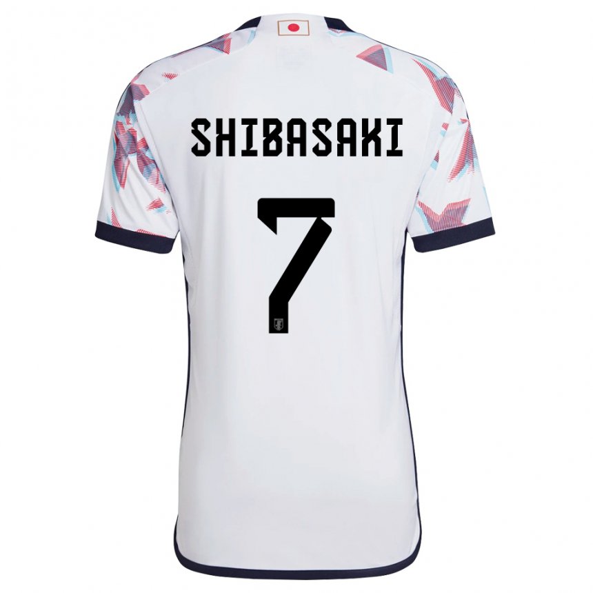 Niño Camiseta Japón Gaku Shibasaki #7 Blanco 2ª Equipación 22-24 La Camisa México