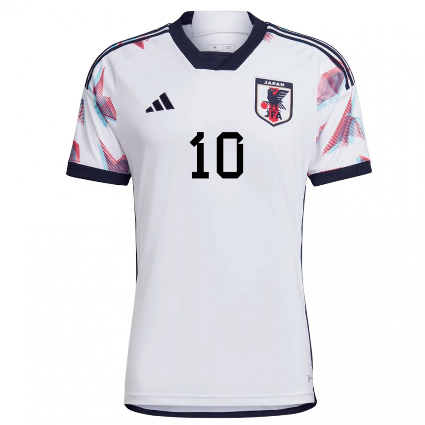 Niño Camiseta Japón Takumi Minamino #10 Blanco 2ª Equipación 22-24 La Camisa México