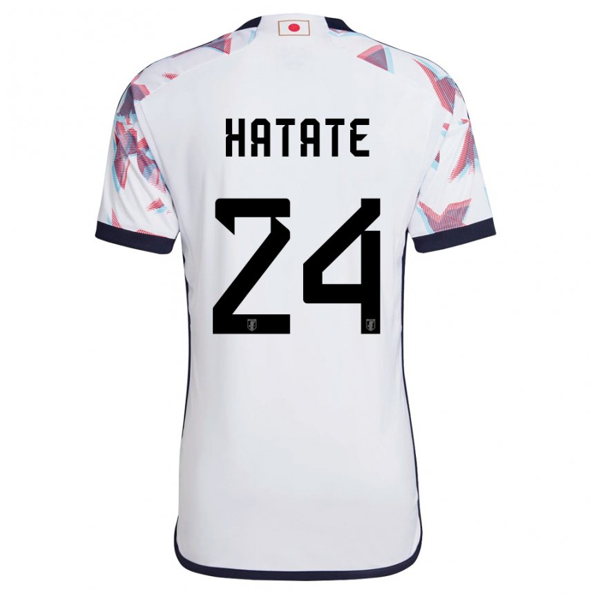 Niño Camiseta Japón Reo Hatate #24 Blanco 2ª Equipación 22-24 La Camisa México