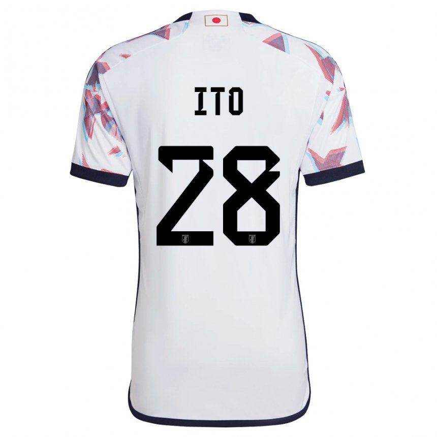 Niño Camiseta Japón Hiroki Ito #28 Blanco 2ª Equipación 22-24 La Camisa México