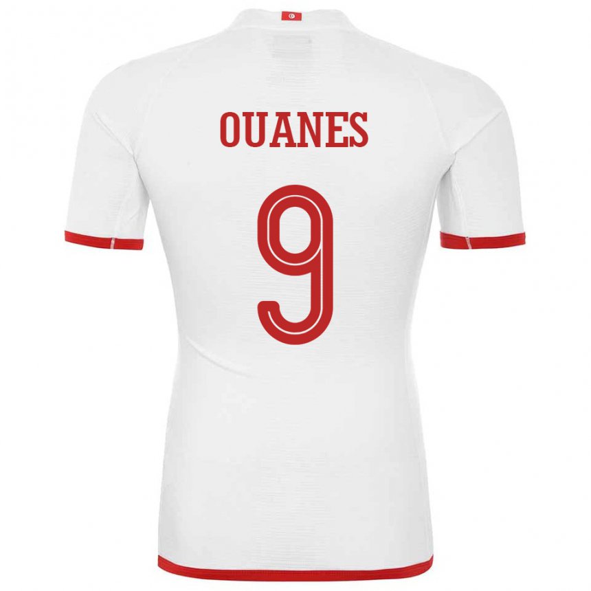 Niño Camiseta Túnez Mortadha Ben Ouanes #9 Blanco 2ª Equipación 22-24 La Camisa México
