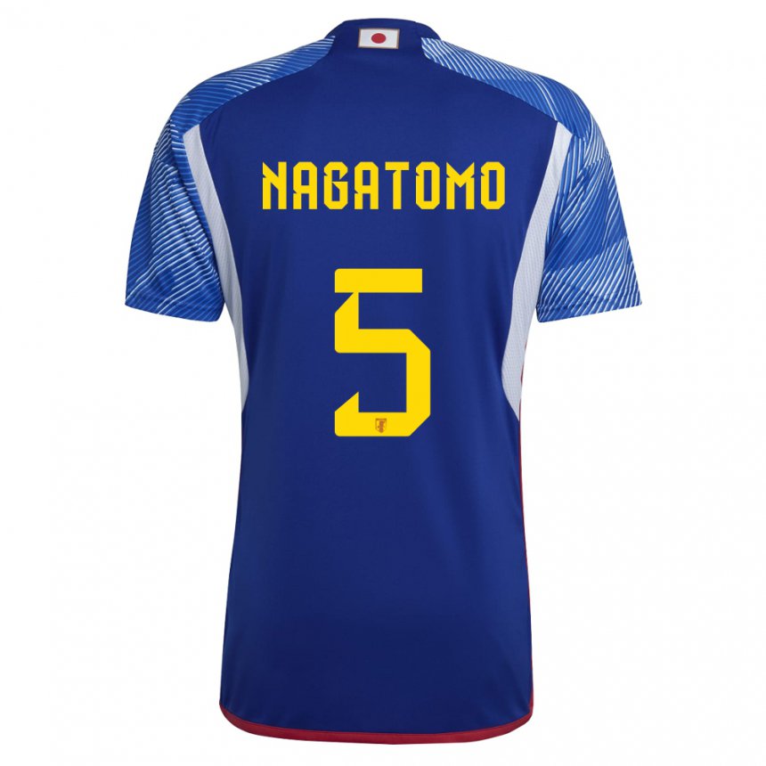 Mujer Camiseta Japón Yuto Nagatomo #5 Azul Real 1ª Equipación 22-24 La Camisa México