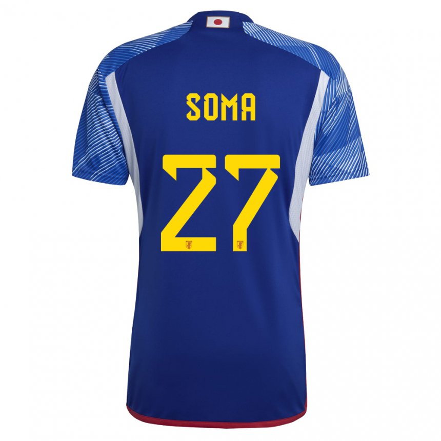 Mujer Camiseta Japón Yuki Soma #27 Azul Real 1ª Equipación 22-24 La Camisa México