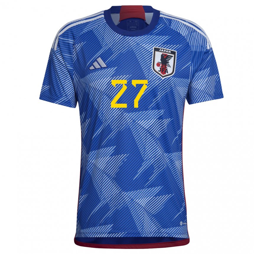 Mujer Camiseta Japón Yuki Soma #27 Azul Real 1ª Equipación 22-24 La Camisa México