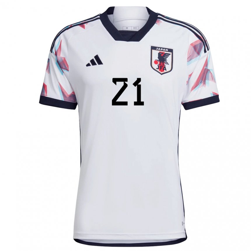 Mujer Camiseta Japón Ritsu Doan #21 Blanco 2ª Equipación 22-24 La Camisa México