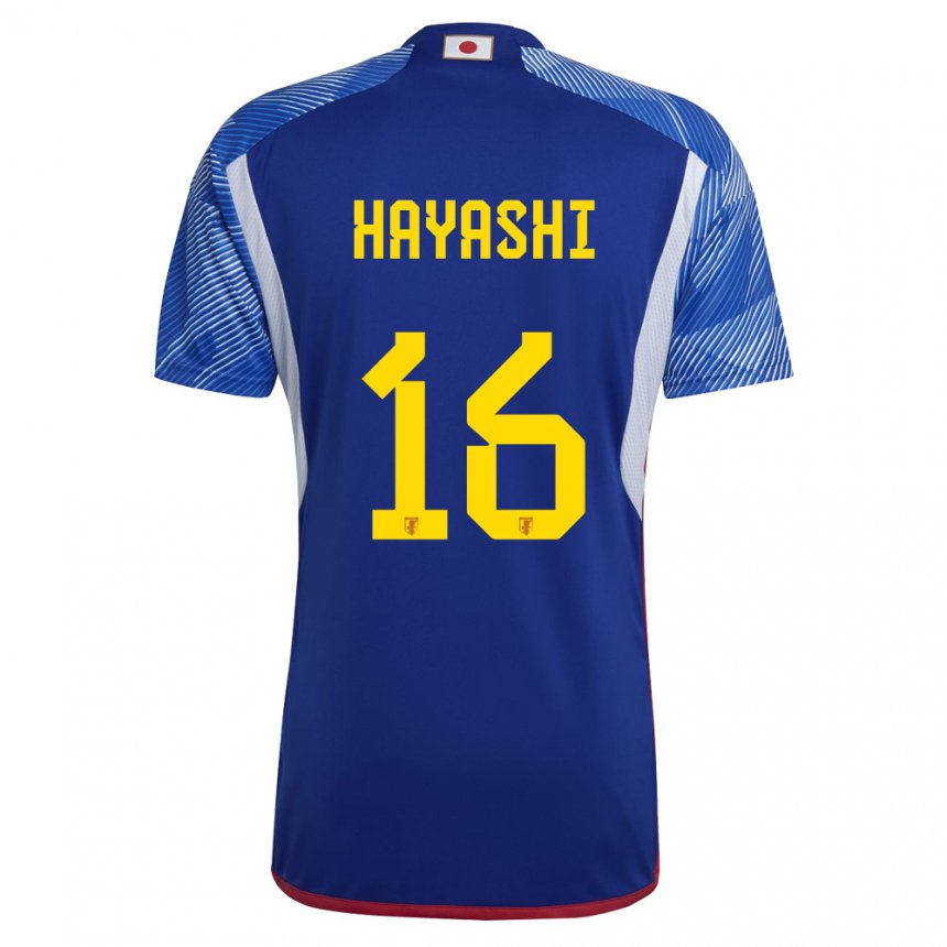 Niño Camiseta Japón Honoka Hayashi #16 Azul Real 1ª Equipación 22-24 La Camisa México