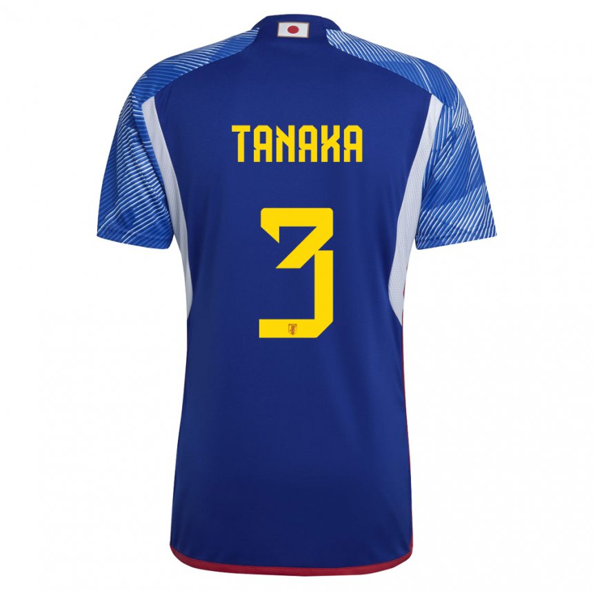 Niño Camiseta Japón Hayato Tanaka #3 Azul Real 1ª Equipación 22-24 La Camisa México