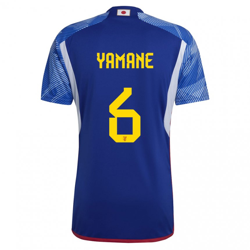 Niño Camiseta Japón Riku Yamane #6 Azul Real 1ª Equipación 22-24 La Camisa México