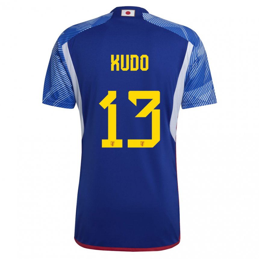 Niño Camiseta Japón Kota Kudo #13 Azul Real 1ª Equipación 22-24 La Camisa México