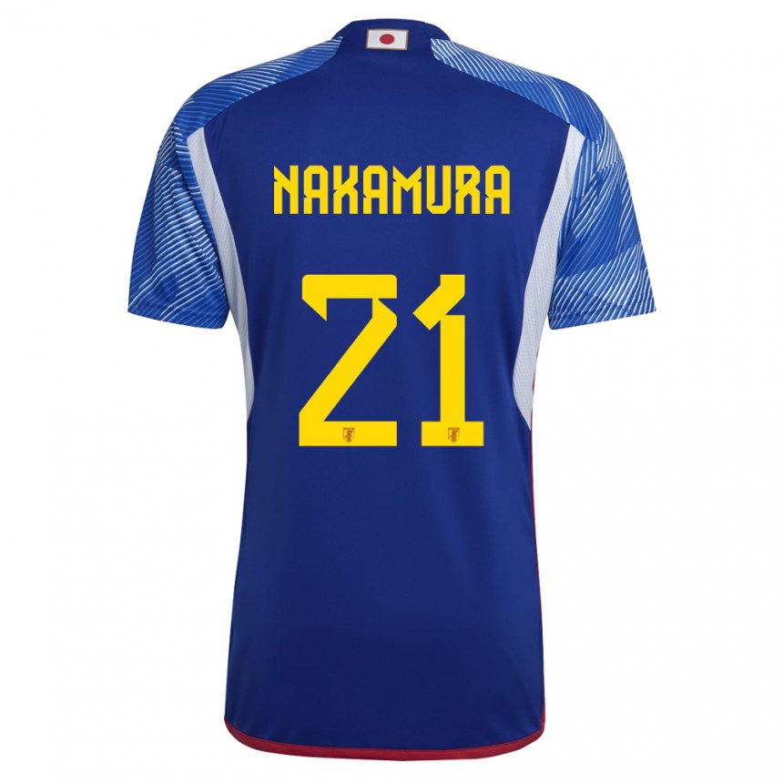 Niño Camiseta Japón Jiro Nakamura #21 Azul Real 1ª Equipación 22-24 La Camisa México