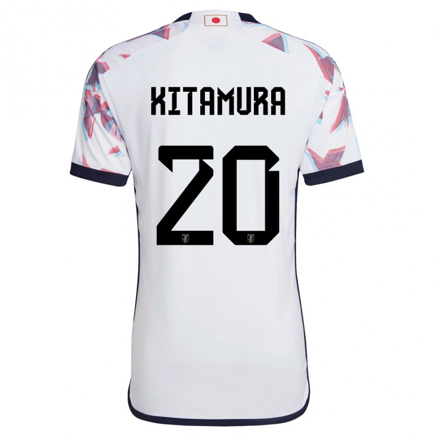 Niño Camiseta Japón Nanami Kitamura #20 Blanco 2ª Equipación 22-24 La Camisa México
