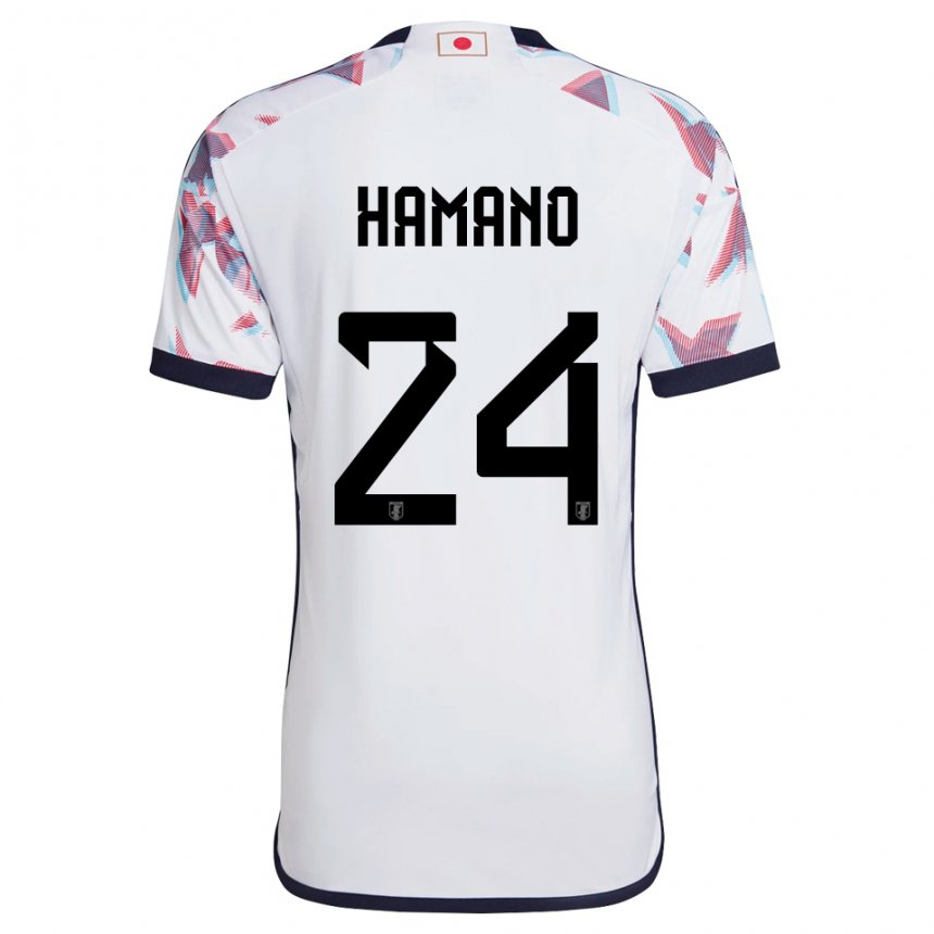 Niño Camiseta Japón Maika Hamano #24 Blanco 2ª Equipación 22-24 La Camisa México