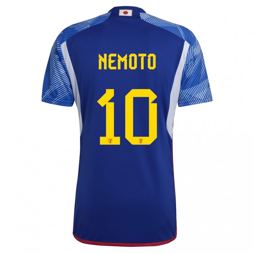 Hombre Camiseta Japón Kotaro Nemoto #10 Azul Real 1ª Equipación 22-24 La Camisa México
