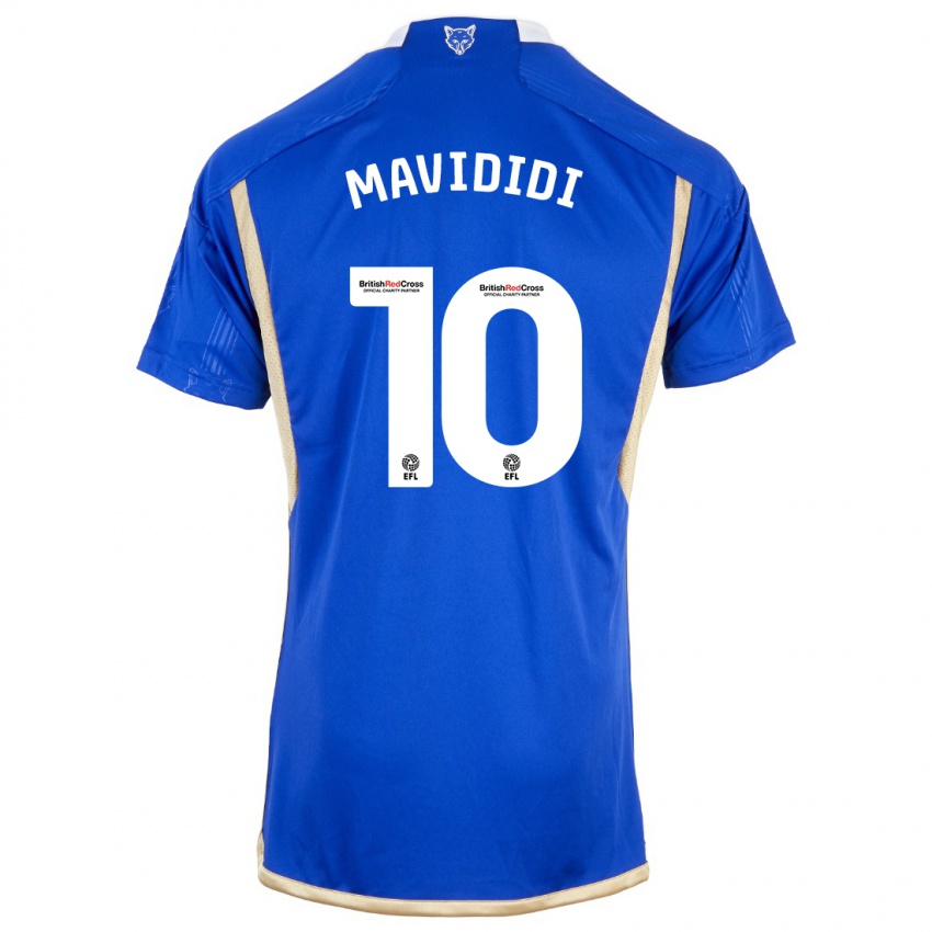 Niño Camiseta Stephy Mavididi #10 Azul 1ª Equipación 2023/24 La Camisa México