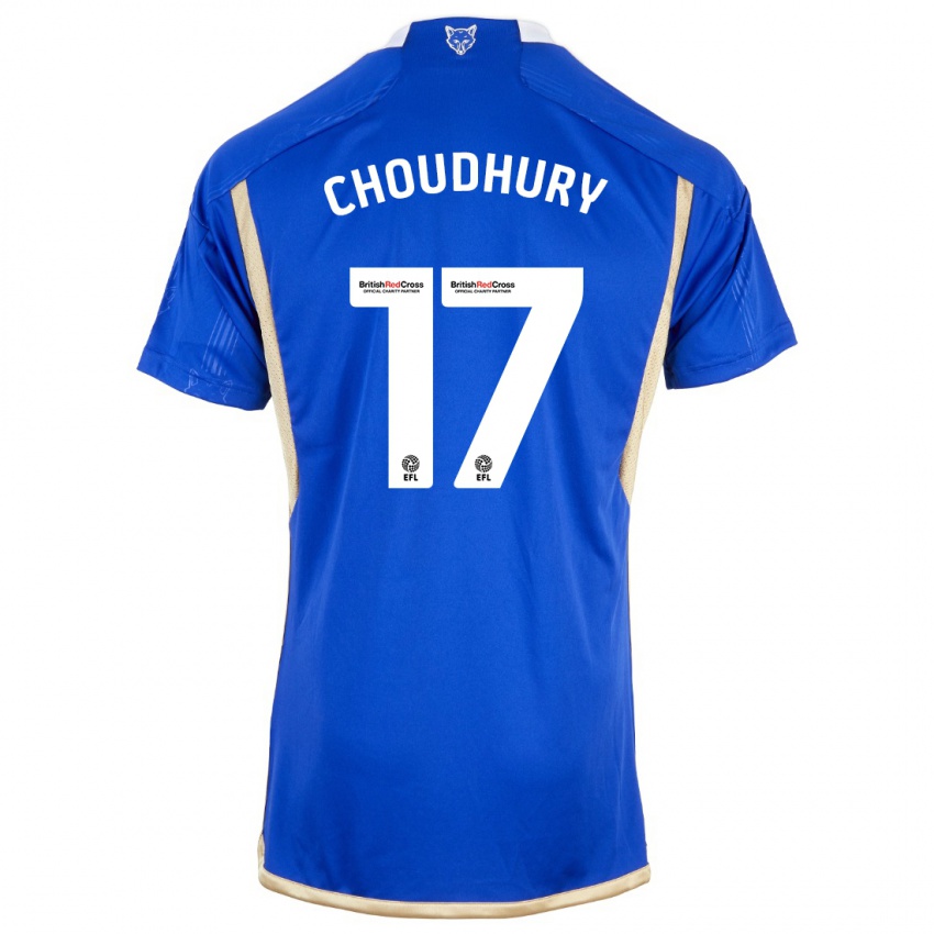 Niño Camiseta Hamza Choudhury #17 Azul 1ª Equipación 2023/24 La Camisa México