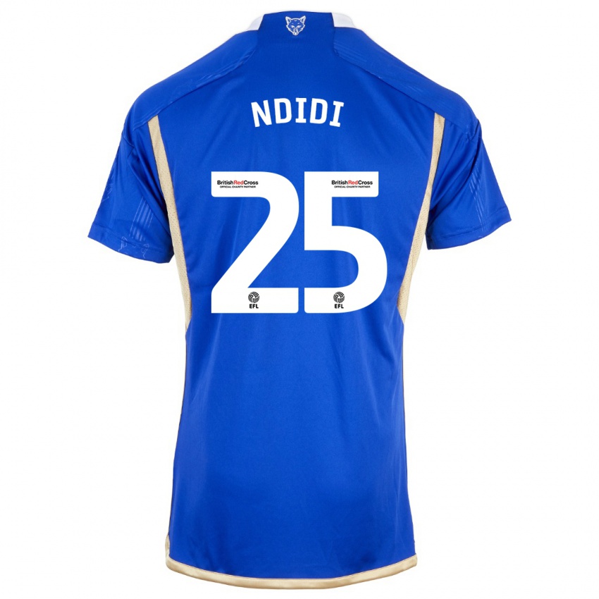 Niño Camiseta Wilfred Ndidi #25 Azul 1ª Equipación 2023/24 La Camisa México