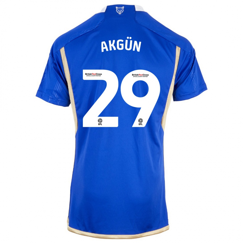 Niño Camiseta Yunus Akgün #29 Azul 1ª Equipación 2023/24 La Camisa México