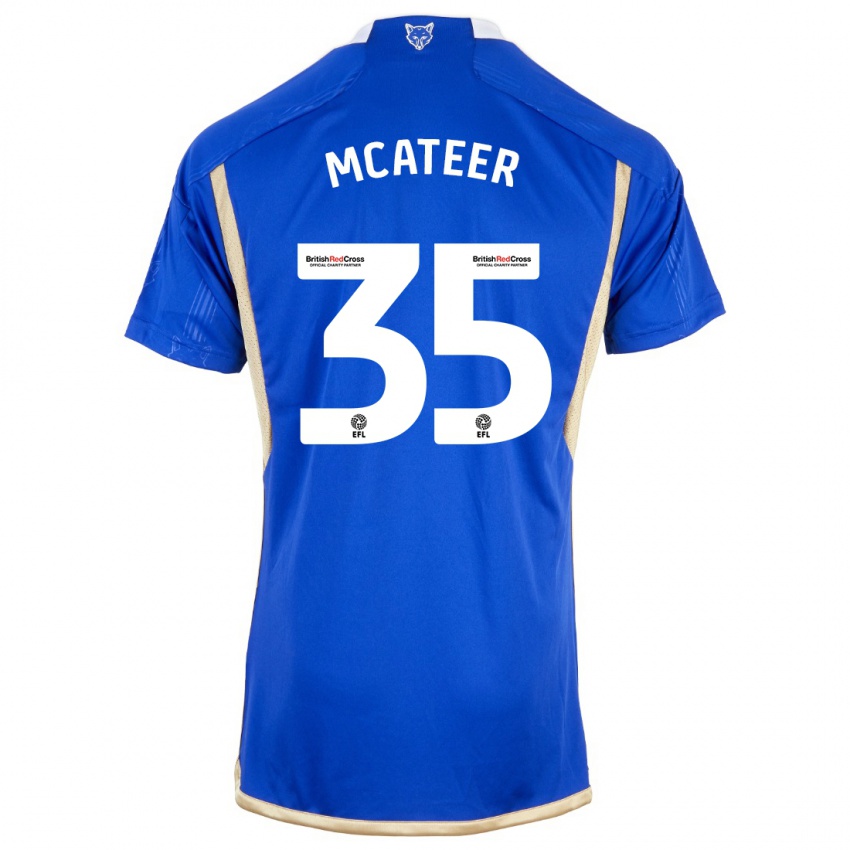 Niño Camiseta Kasey Mcateer #35 Azul 1ª Equipación 2023/24 La Camisa México