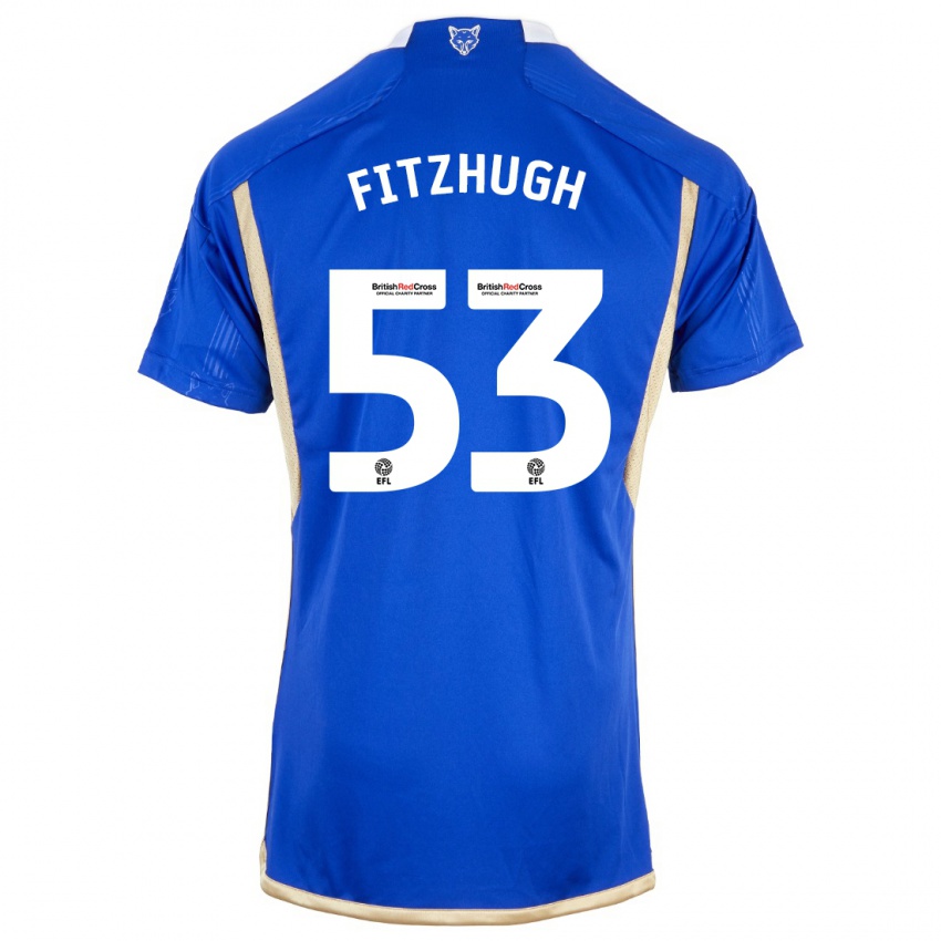 Niño Camiseta Ethan Fitzhugh #53 Azul 1ª Equipación 2023/24 La Camisa México