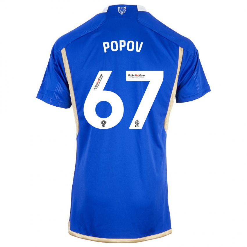 Niño Camiseta Chris Popov #67 Azul 1ª Equipación 2023/24 La Camisa México
