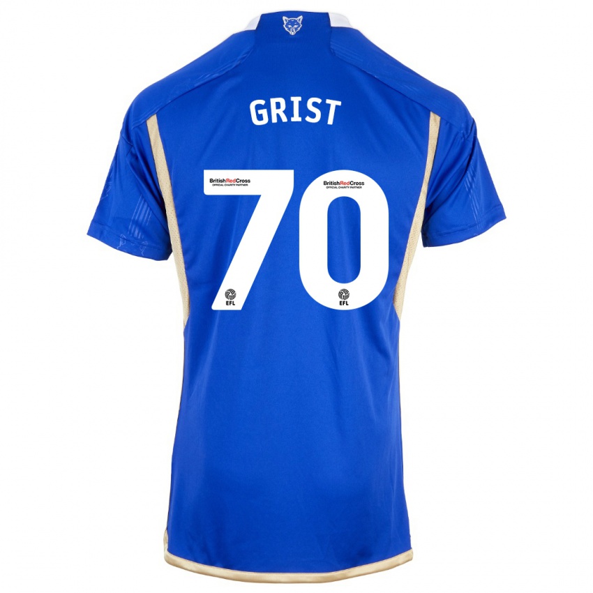 Niño Camiseta Ben Grist #70 Azul 1ª Equipación 2023/24 La Camisa México
