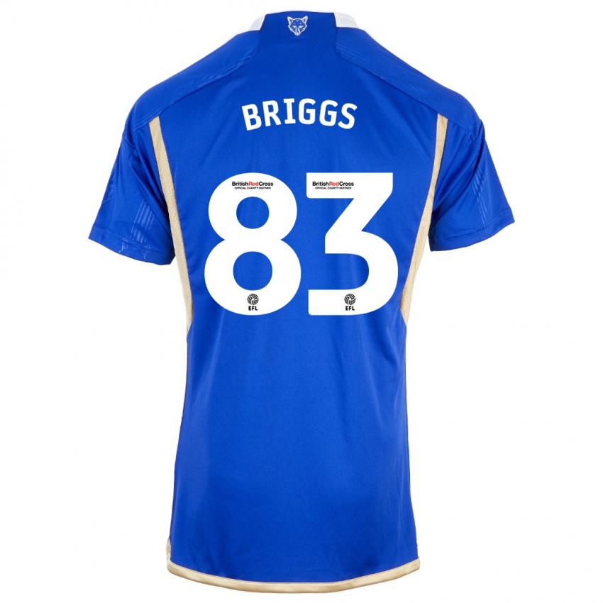 Niño Camiseta Logan Briggs #83 Azul 1ª Equipación 2023/24 La Camisa México