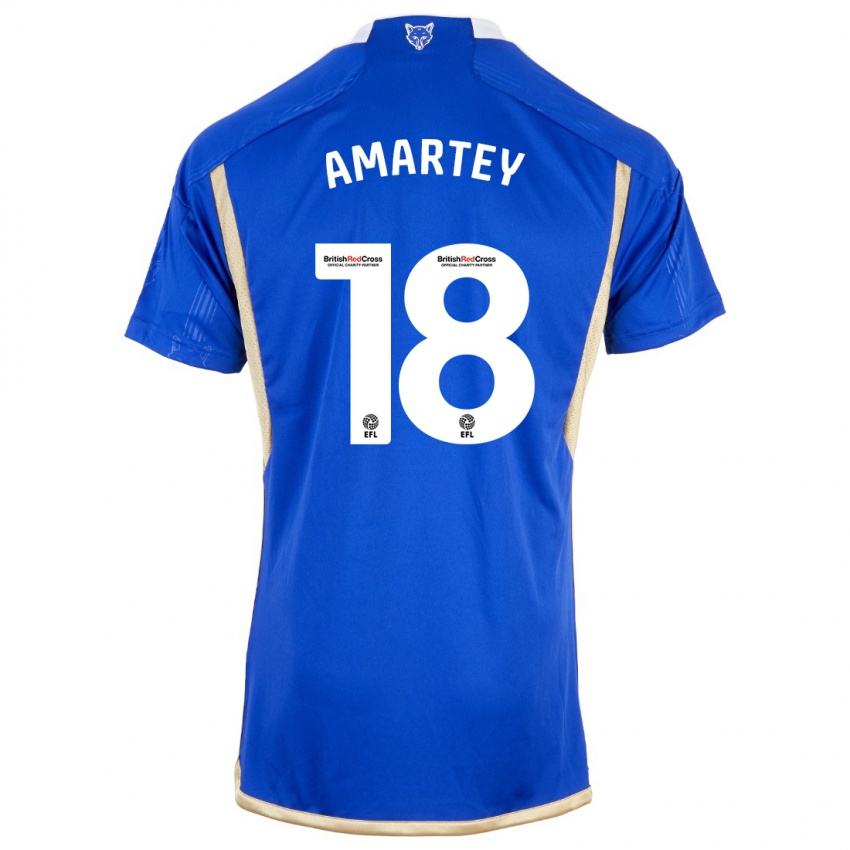 Niño Camiseta Daniel Amartey #18 Azul 1ª Equipación 2023/24 La Camisa México