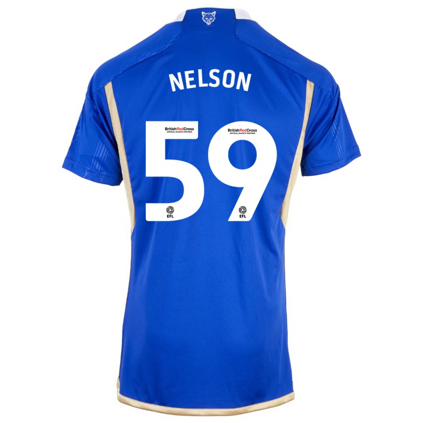 Niño Camiseta Ronny Nelson #59 Azul 1ª Equipación 2023/24 La Camisa México