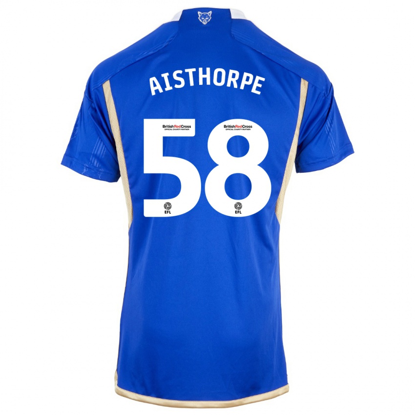 Niño Camiseta Bailey Aisthorpe #58 Azul 1ª Equipación 2023/24 La Camisa México