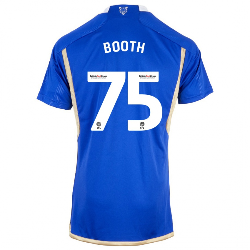Niño Camiseta Zach Booth #75 Azul 1ª Equipación 2023/24 La Camisa México