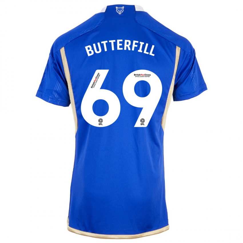 Niño Camiseta Jack Butterfill #69 Azul 1ª Equipación 2023/24 La Camisa México
