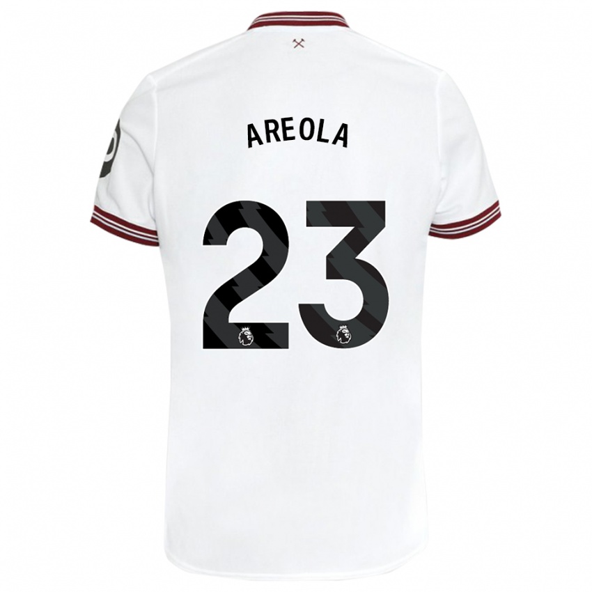 Niño Camiseta Alphonse Areola #23 Blanco 2ª Equipación 2023/24 La Camisa México