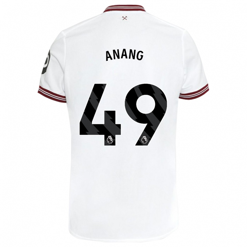 Niño Camiseta Joseph Anang #49 Blanco 2ª Equipación 2023/24 La Camisa México
