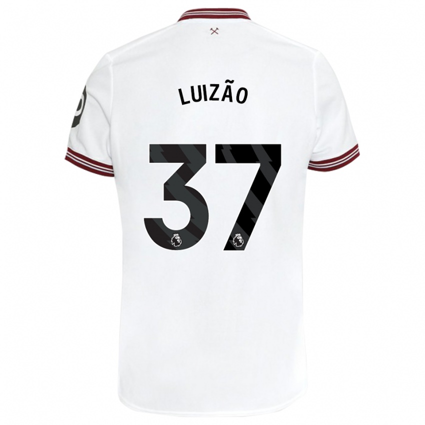 Niño Camiseta Luizão #37 Blanco 2ª Equipación 2023/24 La Camisa México