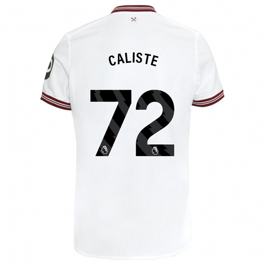 Niño Camiseta Gabriel Caliste #72 Blanco 2ª Equipación 2023/24 La Camisa México
