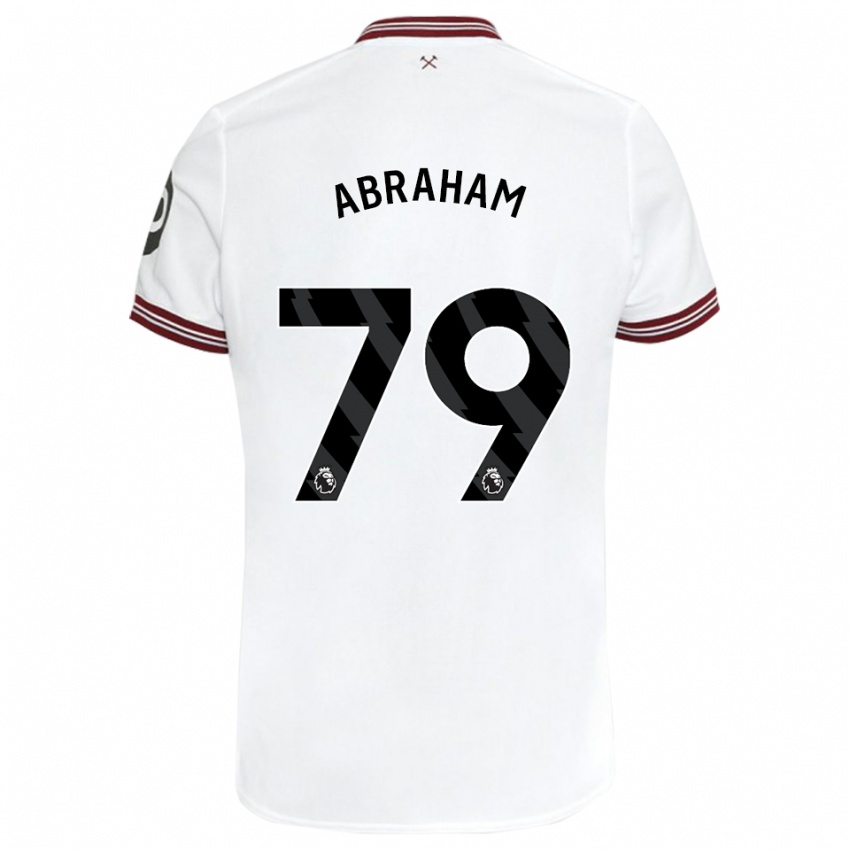 Niño Camiseta Dondre Abraham #79 Blanco 2ª Equipación 2023/24 La Camisa México