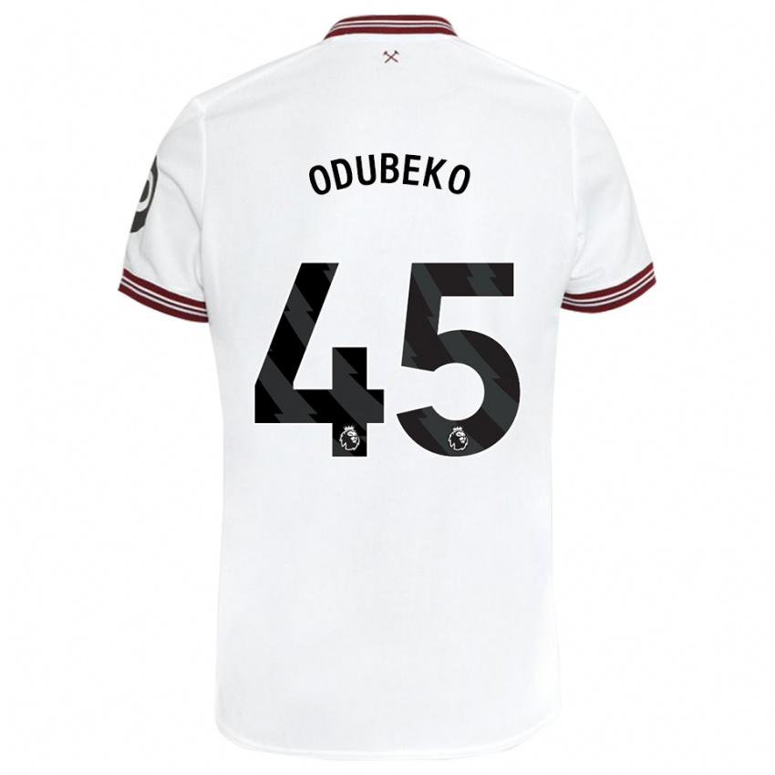 Niño Camiseta Mipo Odubeko #45 Blanco 2ª Equipación 2023/24 La Camisa México