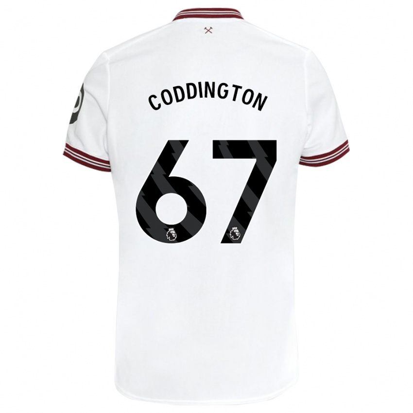 Niño Camiseta Remy Coddington #67 Blanco 2ª Equipación 2023/24 La Camisa México