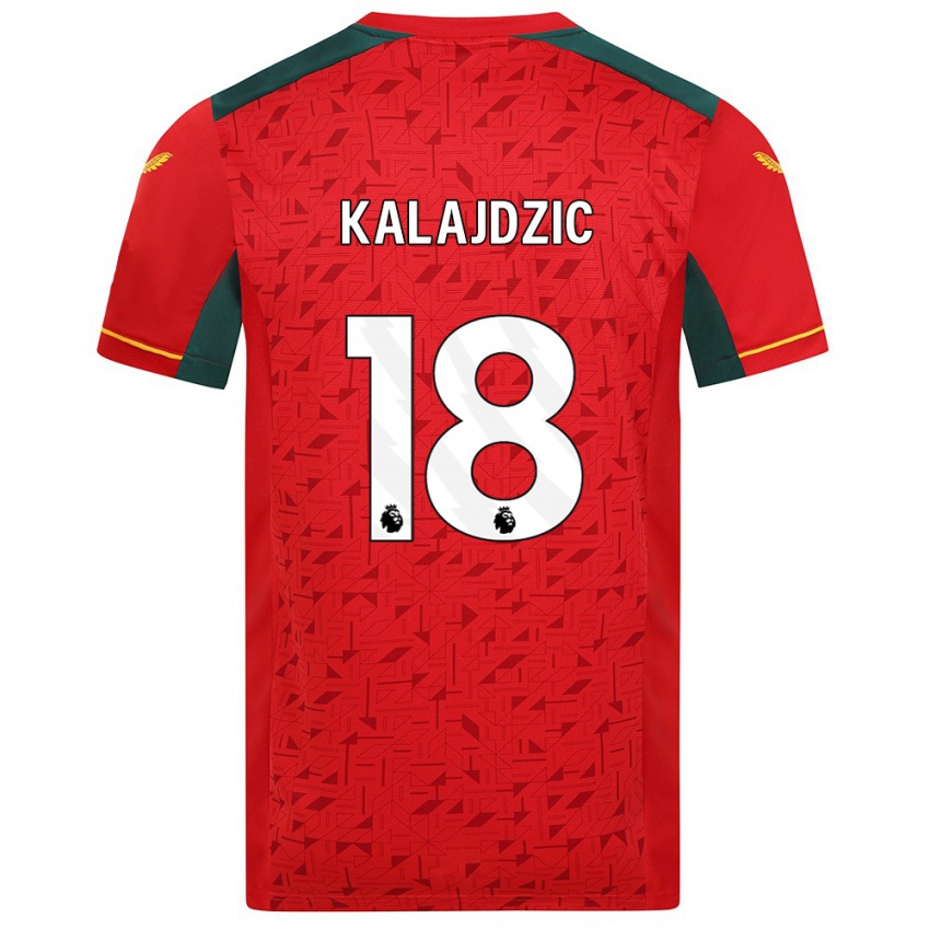 Niño Camiseta Sasa Kalajdzic #18 Rojo 2ª Equipación 2023/24 La Camisa México