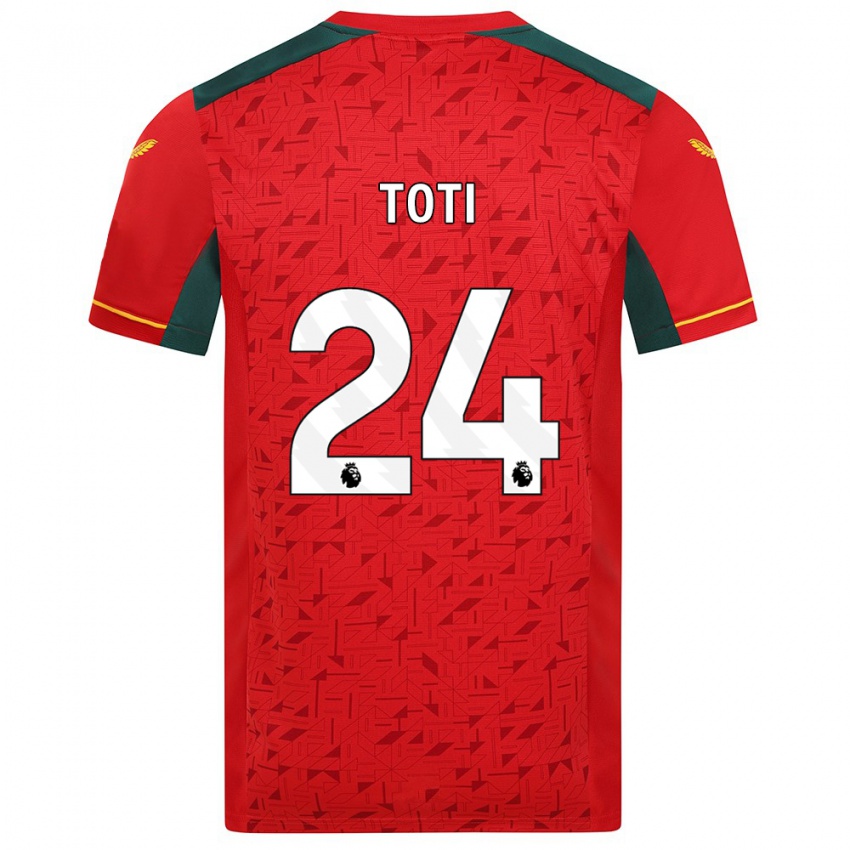 Niño Camiseta Toti #24 Rojo 2ª Equipación 2023/24 La Camisa México