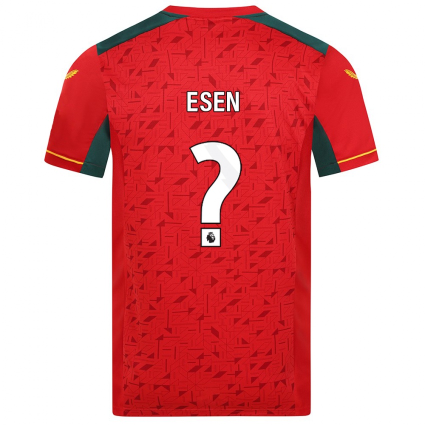 Niño Camiseta Josh Esen #0 Rojo 2ª Equipación 2023/24 La Camisa México