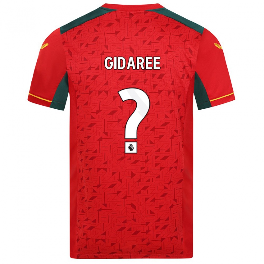 Niño Camiseta Josh Gidaree #0 Rojo 2ª Equipación 2023/24 La Camisa México