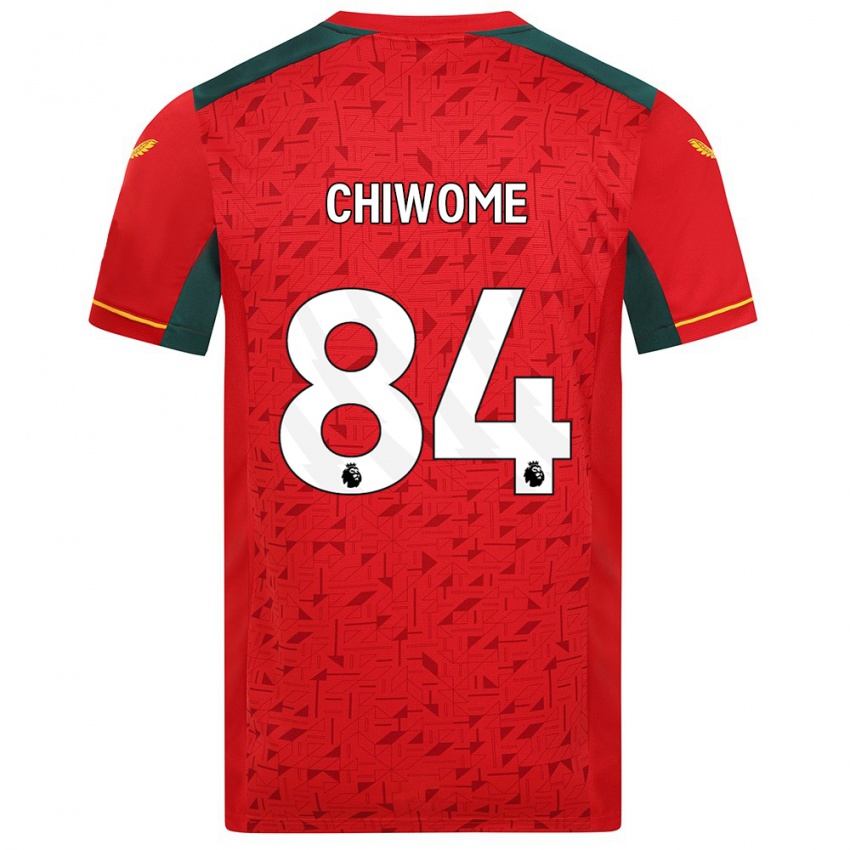 Niño Camiseta Leon Chiwome #84 Rojo 2ª Equipación 2023/24 La Camisa México