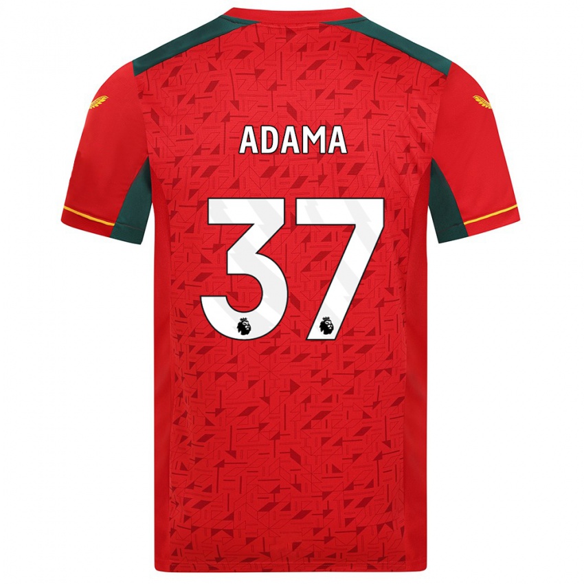 Niño Camiseta Adama Traore #37 Rojo 2ª Equipación 2023/24 La Camisa México