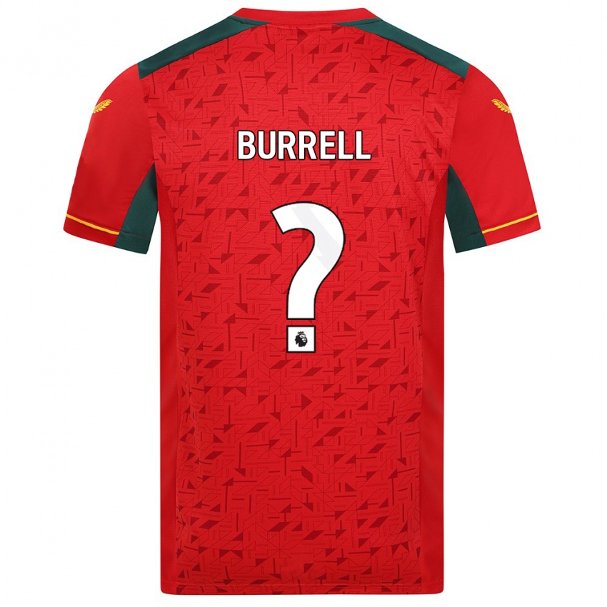 Niño Camiseta Ackeme Francis-Burrell #0 Rojo 2ª Equipación 2023/24 La Camisa México