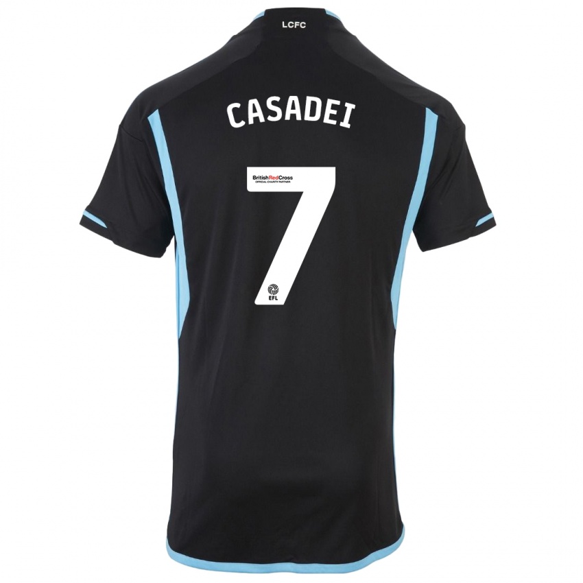 Niño Camiseta Cesare Casadei #7 Negro 2ª Equipación 2023/24 La Camisa México