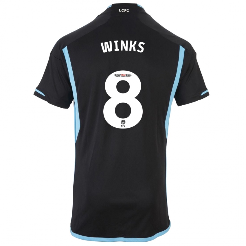 Niño Camiseta Harry Winks #8 Negro 2ª Equipación 2023/24 La Camisa México