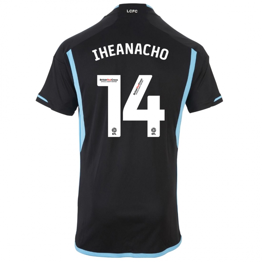 Niño Camiseta Kelechi Iheanacho #14 Negro 2ª Equipación 2023/24 La Camisa México